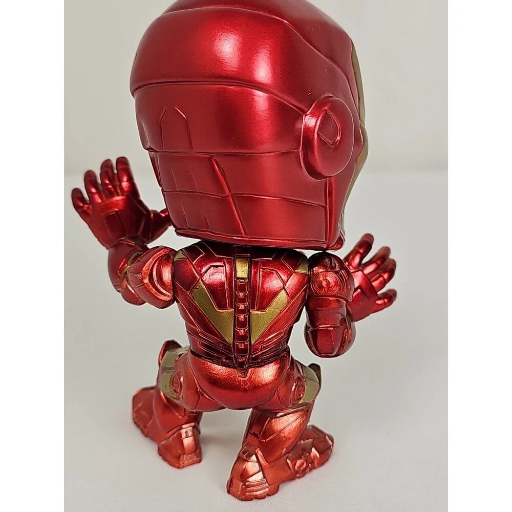 Funko Iron Man Marvel Bobblehead Figure 2010 Metallic Red Gold 6 Inch